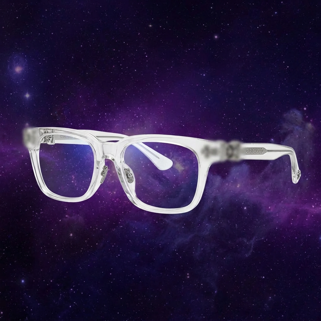 Chrome Glasses — Clear