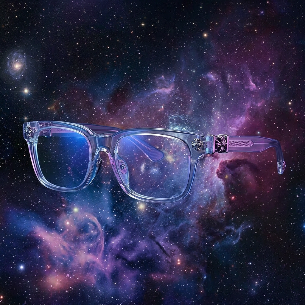 Chrome Glasses — Clear