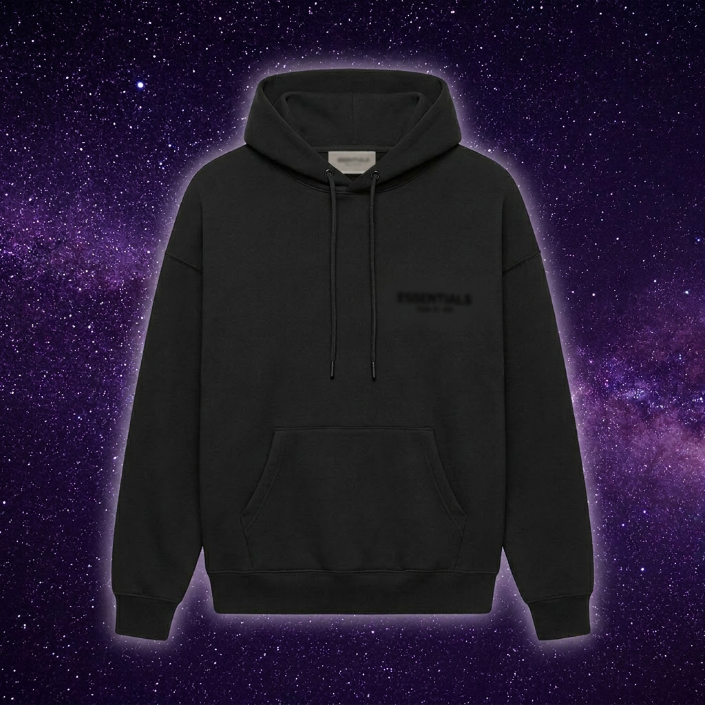 Essentials Hoodie — Black