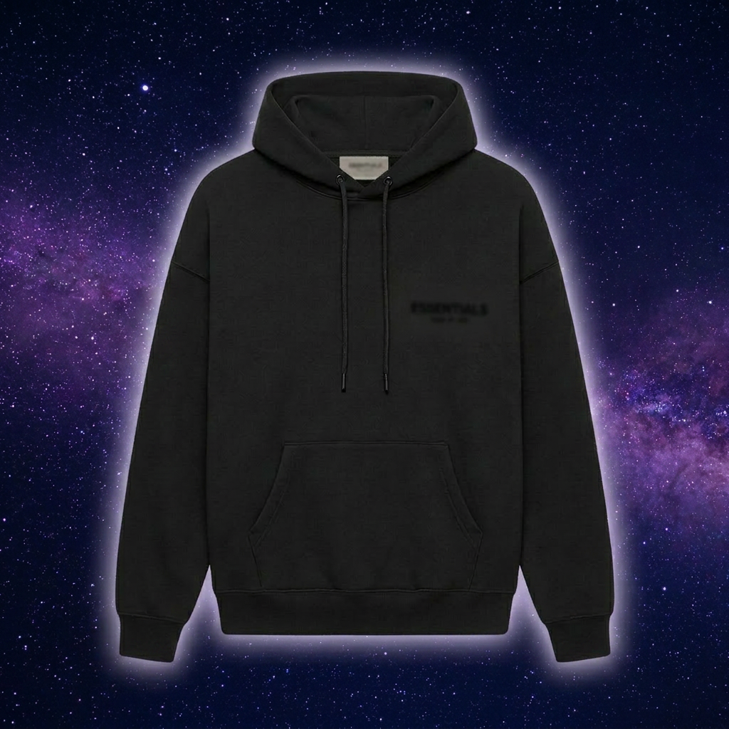 Essentials Hoodie — Black