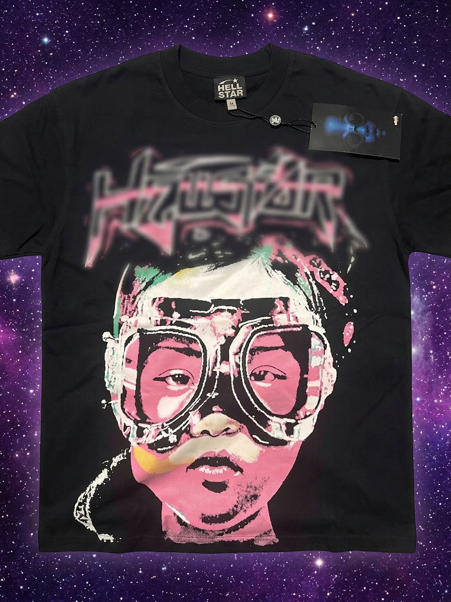H Star Tee — Pink Goggles